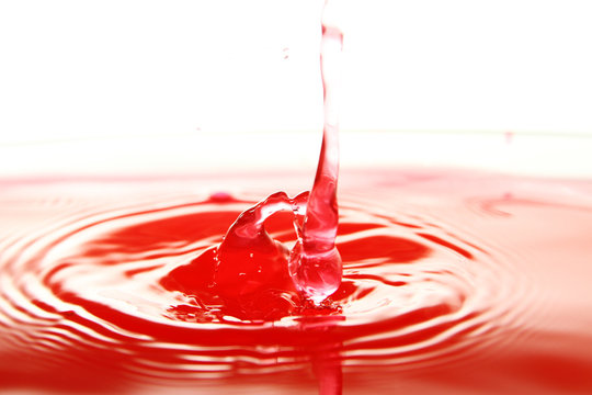 Red Water Splash