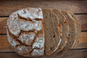 Whole grain rye bread