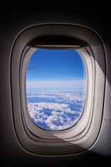 view from window of an airplane