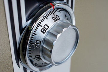 Safe lock code on safety box bank Protection