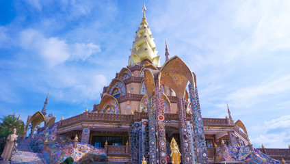 PETCHABUN, Thailand.- 08 SEP,2019 : Wat Phra That Pha Son Kaew at Khao Kho Petchabun Thailand.