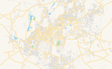 Printable street map of Jodhpur, India