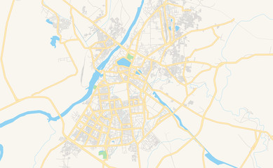 Printable street map of Kota, India
