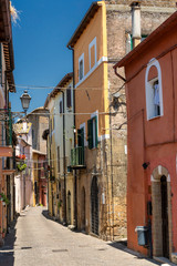 Fototapeta na wymiar Faleria, historic village in Italy