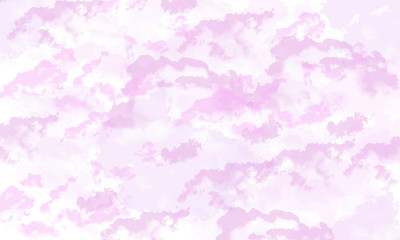 Illustration of soft purple cloud background. Digital drawing. Can be used as banner, presentation, flyer, poster, web design, website, invitations.