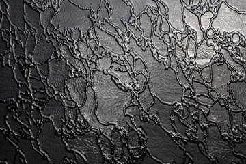 Close up on door panel Glass texture pattern background