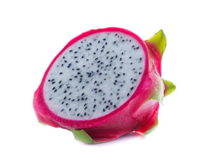 Dragon fruit isolated on white background