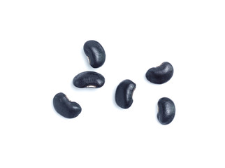 Black Beans  on white background