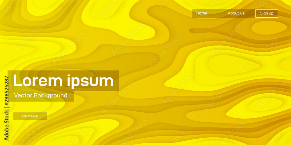 Poster Liquid minimalistic vector dynamic background