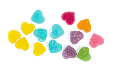 candies Jelly sweet isolated on white background