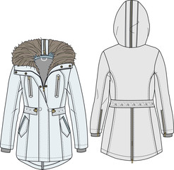 Jacket Garment Sketch Vector Men Women © Pegah