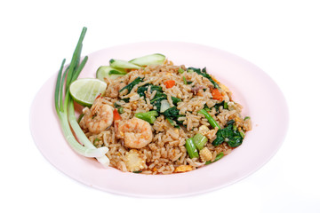 Thai shrimp fried rice