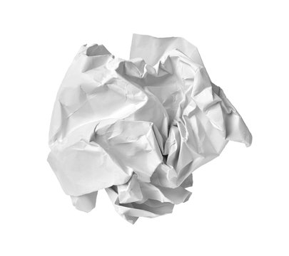 Paper Ball Crumpled Garbage Trash Mistake