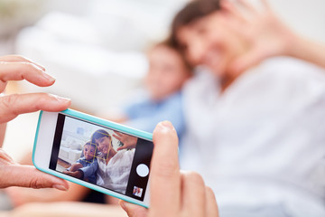 Camera with photo app makes a cell phone photo