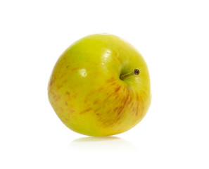 yellow apples isolated