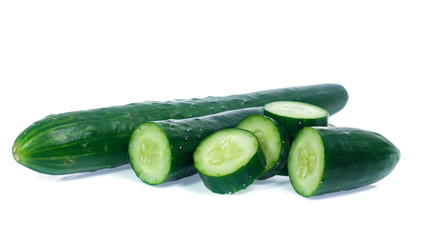 cucumber isolated on white background
