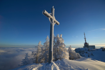 cross on the top