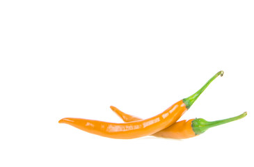 chilli isolated on white background