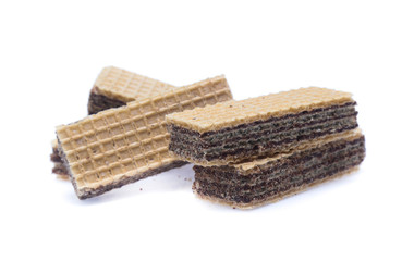 Wafers stick isolated on white background