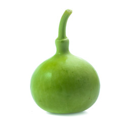 bottle gourds isolated on white background