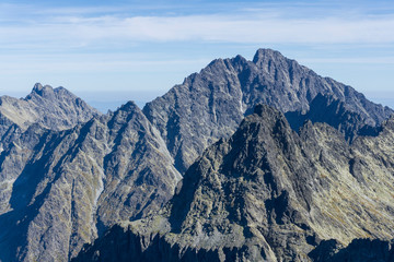 Gerlach the highest peak of the Tatra Mountains. Slovakia.