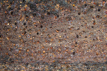 rust texture with protruding drops - Condensate