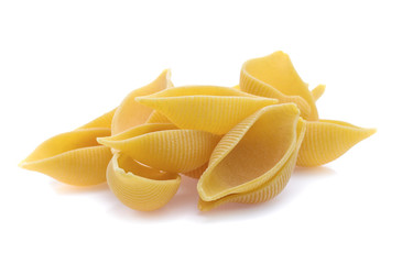 Italian pasta  isolated on white background