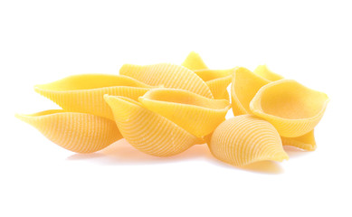 Italian pasta  isolated on white background
