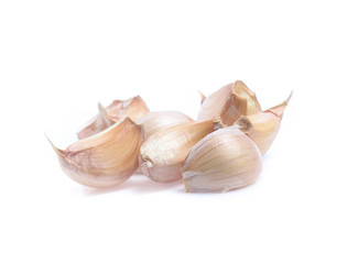garlic isolated on white background