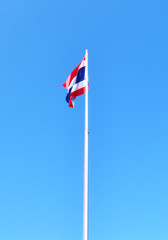 flag waving in the wind