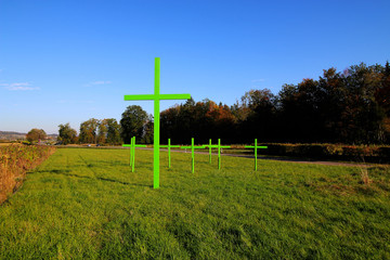 Grüne Kreuze