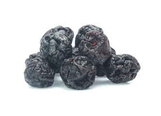 Dried  blueberry isolated on white background