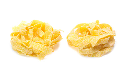 Pasta, macaroni isolated on white