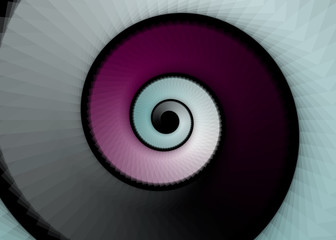 Spyral Rotation Abstract Computational Generative Art background illustration