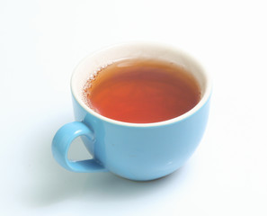 Cup of tea isolated on white background