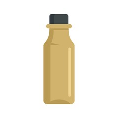 Medical syrup bottle icon. Flat illustration of medical syrup bottle vector icon for web design