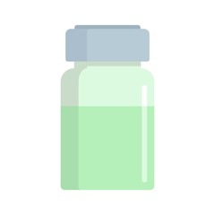 Liquid for injection icon. Flat illustration of liquid for injection vector icon for web design