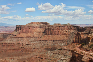 Scenic view of Canyonlands National Park in Utah.