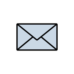 message - envelope icon vector design template