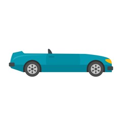 Sport cabriolet icon. Flat illustration of sport cabriolet vector icon for web design