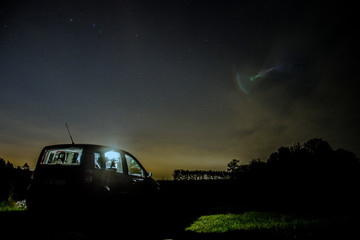 Fototapeta na wymiar car at night