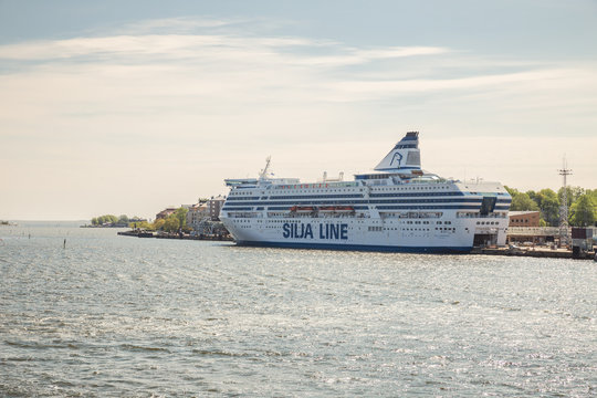 Silja Line ferry in Helsinki