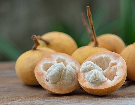 Santol fruit the famous fruit of Thailand and seasonal fruit