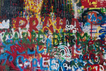 Fototapeta premium Kolorowe graffiti na ścianie