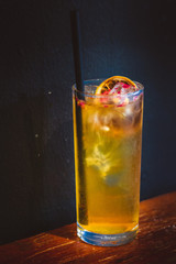 Artisanal Cold Brew Tea Simple, refreshing cold brew earl grey tea infused with lemon and rosemary leaves