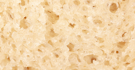 White wheat bread as an abstract background