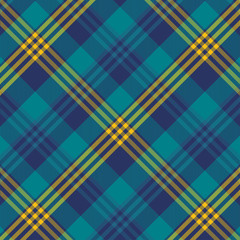 Tartan Pattern in Blue and Orange. Tartan Pattern in Blue and Yellow.