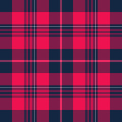 Tartan Pattern in Blue and Pink.