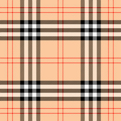 Tartan pattern. Scottish plaid. Scottish cage. Scottish checkered background. Traditional scottish ornament. - 296553636