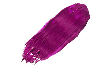 brush stroke isolated on white background